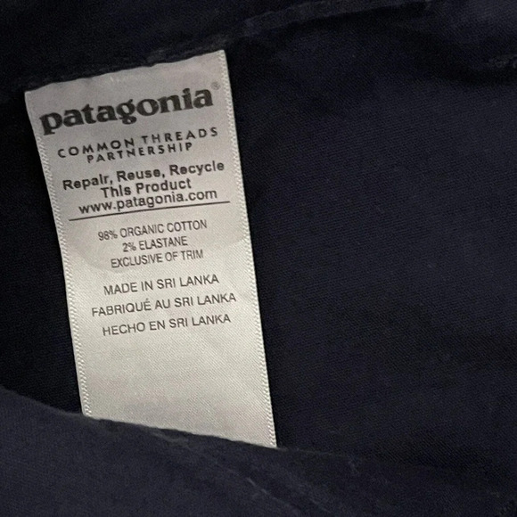 Patagonia Organic Cotton Stretch All-Wear Capris Size 14 - Picture 4 of 6